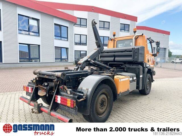 Speciallastbil Unimog U 20 4x4, City-Abroller, Zapfwelle,