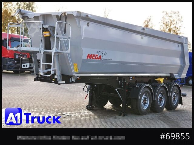 Kiperska poluprikolica REISCH Mega 28m³ Lift Stahl SAF Hardox