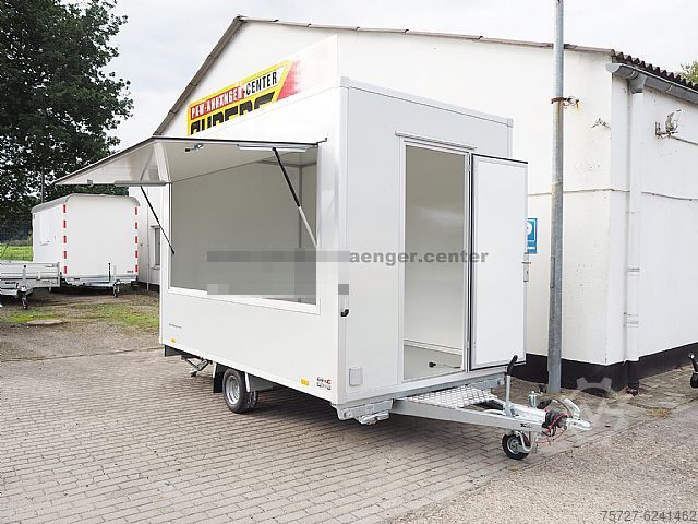 Salgstrailer Verkaufsanhänger SellerH-L2 1300kg 357x200x230cm H
