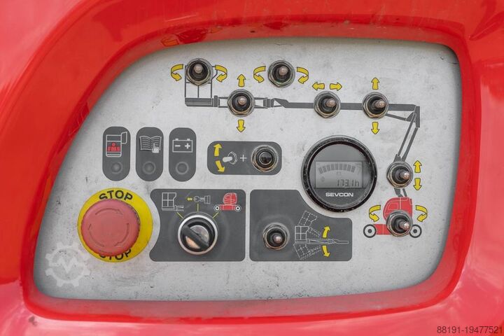 Scharnierende telescopische hoogwerker Manitou 170 AETJL