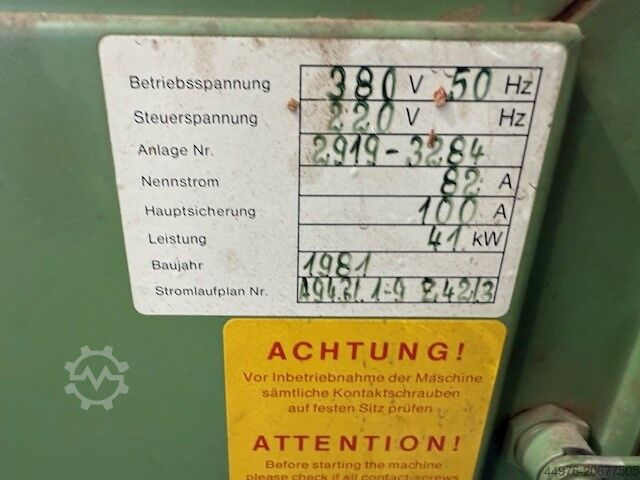 Schaaf- en freesmachine Weinig U22N