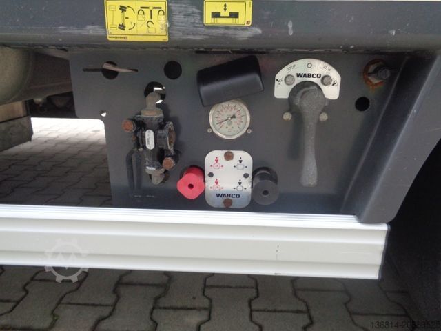 Lavt bygger sættevogn FAYMONVILLE S43 Seilwinde hydr. Plateau Lenkachse 49,5 To