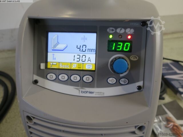 Booglassysteem met gasbescherming BOEHLER URANOS 2000 SMC