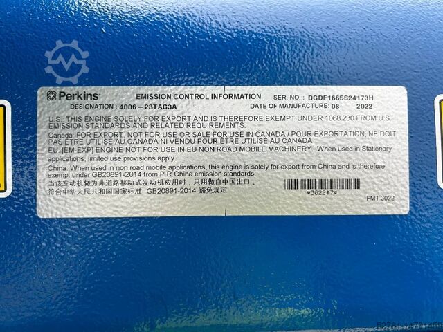 Aggregaat FG Wilson P900-1 - 900 kVA - Open Genset - DPX-16025-O