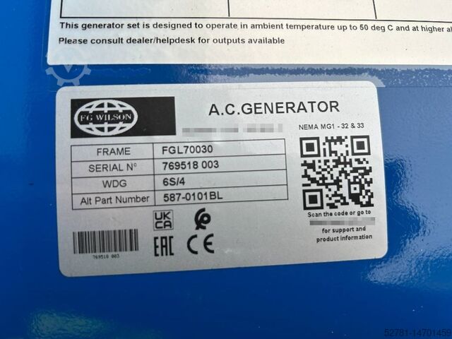 Aggregaat FG Wilson P900-1 - 900 kVA - Open Genset - DPX-16025-O
