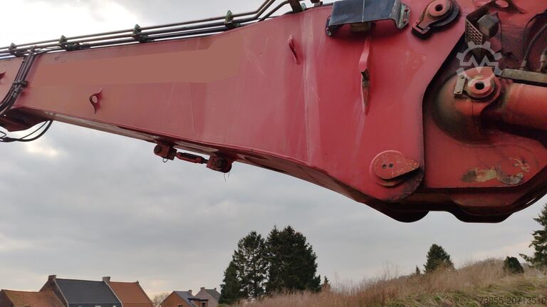 Demolition Excavator Liebherr R 954 B with long demolition boom (28m), standard boom and bucket