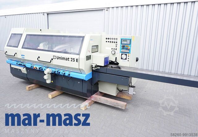 Vierzijdige schaafmachine WEINIG UNIMAT 23E na 7 głowic