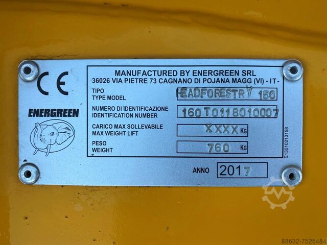 Energreen Robomax Forstwirtschaftsrotor Energreen Mulching head 150