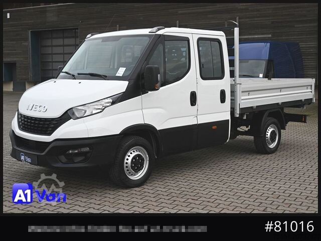 Tipvogn varebil IVECO Daily 35S14 Henschel Kipper, AHK, Klima, Doka