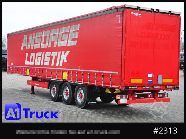 Auflieger mit Pritsche & Plane KRONE SD Tautliner, Joloda, Paper, guter Zustand, 1 Vorbesitzer