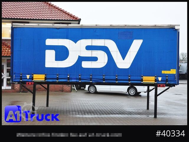 Châssis interchangeable avec plateau et bâche KRONE 7.45 BDF Wechselbrücke, Schiebeplane