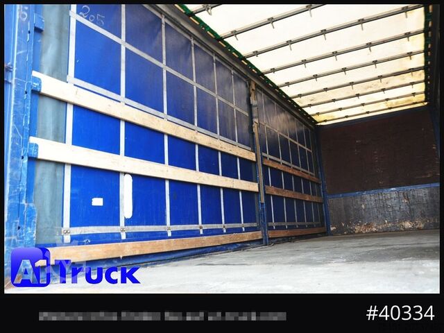 Châssis interchangeable avec plateau et bâche KRONE 7.45 BDF Wechselbrücke, Schiebeplane