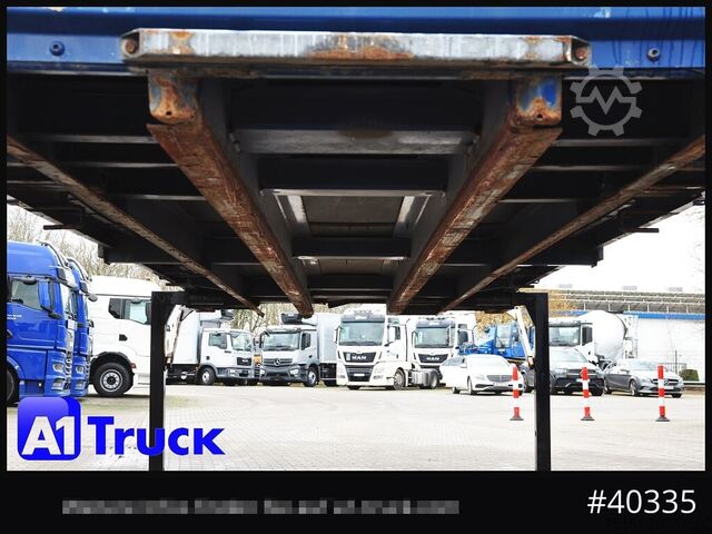 Châssis interchangeable avec plateau et bâche KRONE 7.45 BDF Wechselbrücke, Schiebeplane