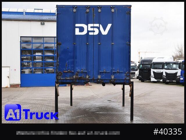 Châssis interchangeable avec plateau et bâche KRONE 7.45 BDF Wechselbrücke, Schiebeplane