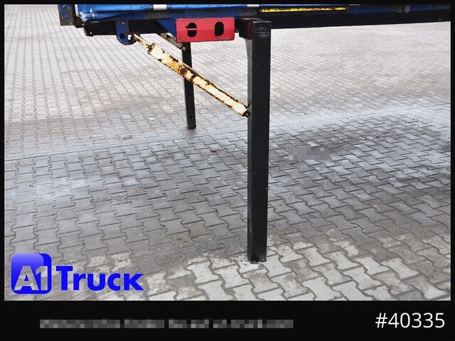 Châssis interchangeable avec plateau et bâche KRONE 7.45 BDF Wechselbrücke, Schiebeplane