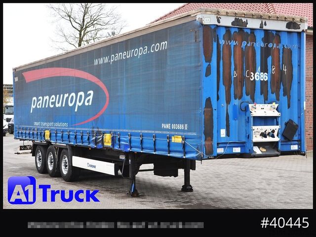 Auflieger mit Pritsche & Plane KRONE SD Tautliner, Code XL, BPW