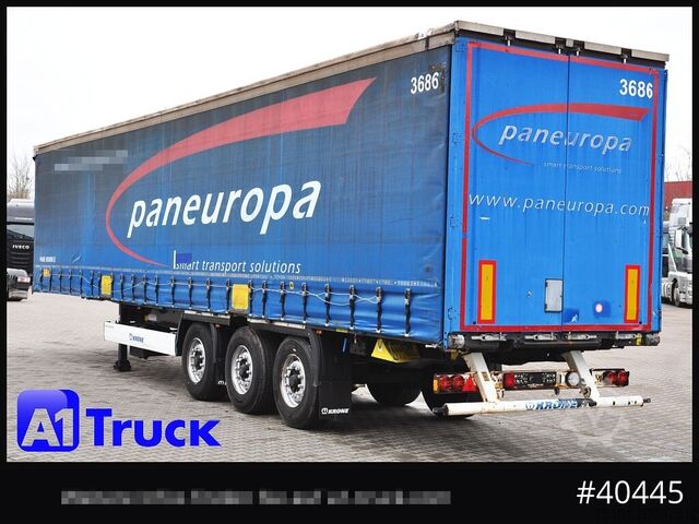 Auflieger mit Pritsche & Plane KRONE SD Tautliner, Code XL, BPW