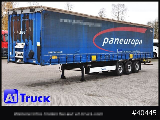Auflieger mit Pritsche & Plane KRONE SD Tautliner, Code XL, BPW