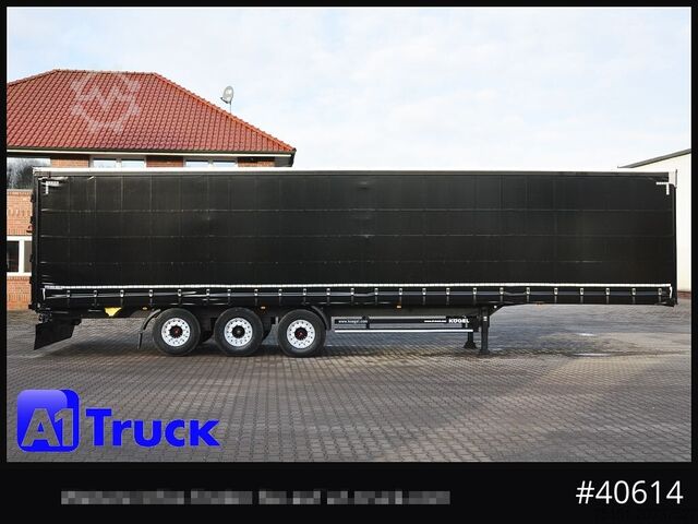 Auflieger mit Pritsche & Plane KOEGEL S 24, SAF, neue Plane, 257.101km,