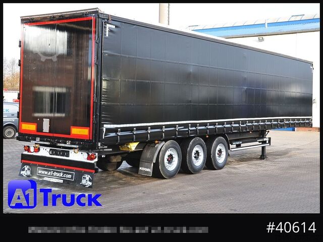 Auflieger mit Pritsche & Plane KOEGEL S 24, SAF, neue Plane, 257.101km,