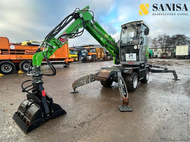 Mobiele graafmachine Hansa Maschinenbau APZ531/SW/Friedhofsbagger/Allrad/TeleArm