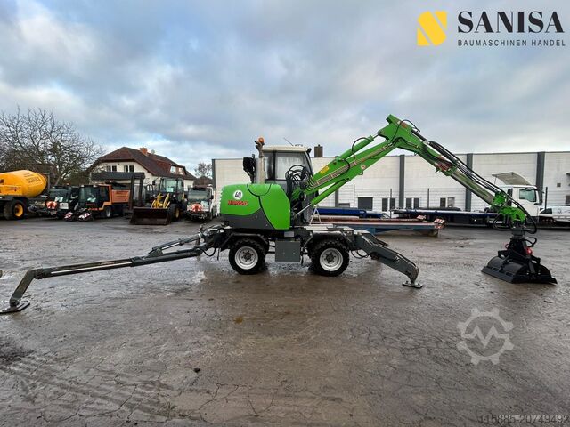 Mobiele graafmachine Hansa Maschinenbau APZ531/SW/Friedhofsbagger/Allrad/TeleArm