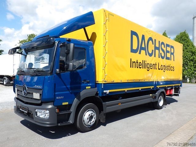 LKW mit Pritsche & Plane MERCEDES-BENZ 1223 L Atego 4/Pritsche 7,2m/LBW/AHK/Klima/98tkm