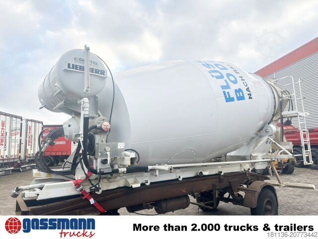 Mobile concrete mixing plant Liebherr HTM 904F Betonmischaufbau 9m³, Dautel