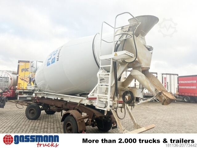 Mobile concrete mixing plant Liebherr HTM 904F Betonmischaufbau 9m³, Dautel