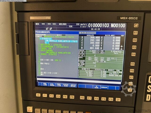 CNC drejebænk MORI SEIKI NL 2000 SY / 500