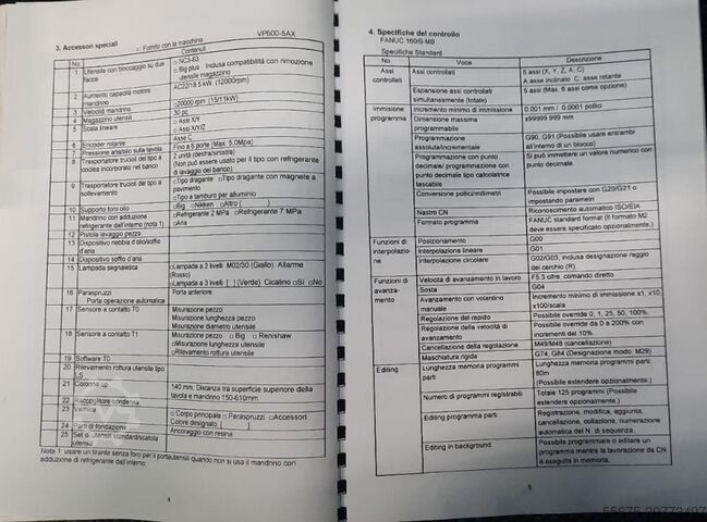 5-osiowe pionowe centrum obróbcze OKK VP600 -5AX