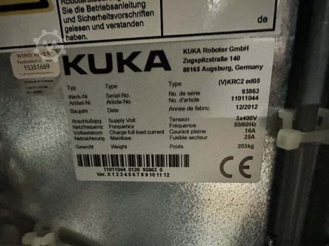 Industrielle robotter KUKA VKR210 R2700 (1) KRC2 ED05