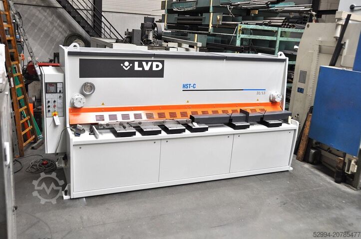 Hydraulic guillotine shears LVD HST-C 3100 x 13 mm CNC