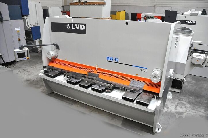 Hydraulic guillotine shears LVD MVS-TS 3100 x 20 mm CNC