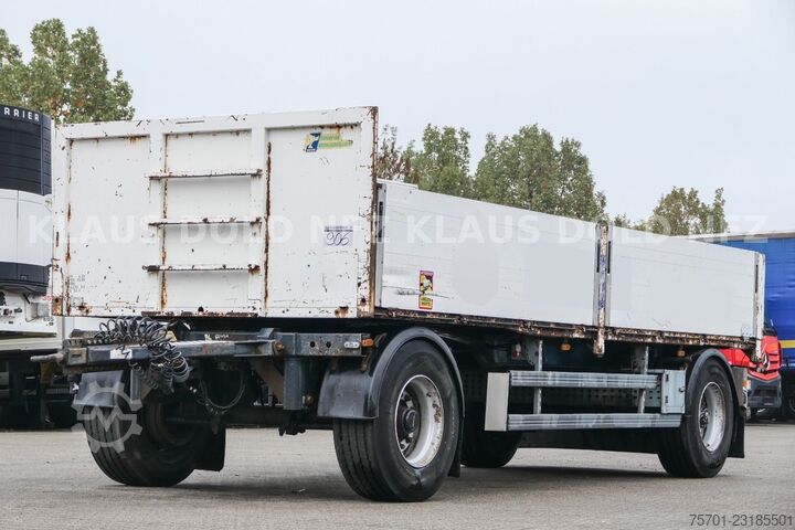 Otevřený přívěs Samro Pritsche Bordwände Baustoffwagen