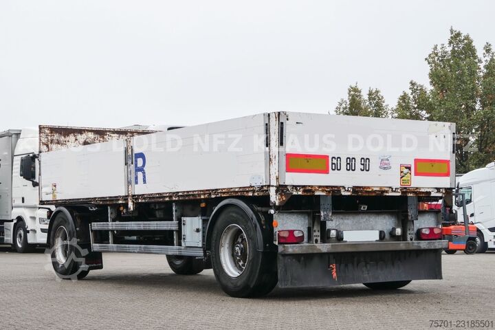 Otevřený přívěs Samro Pritsche Bordwände Baustoffwagen