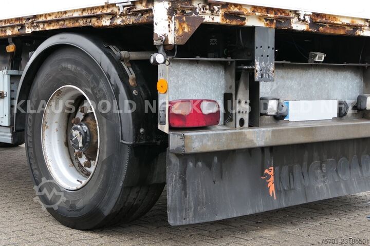 Otevřený přívěs Samro Pritsche Bordwände Baustoffwagen