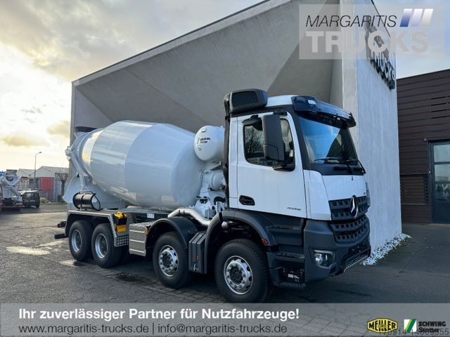 Betonszállító teherautó MERCEDES-BENZ Arocs 4145B 8x4 EURO3 mit Stetter AM 10m3 FHC
