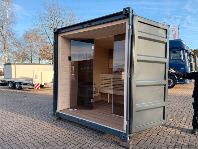 Semirremolque con caja intercambiable Wiese Sauna Container - Sofort Lieferbar