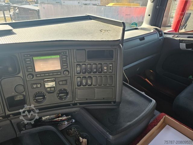 Ladbil med presenning SCANIA G410 Volumen, Edscha, Hubdach+Tandemhänger