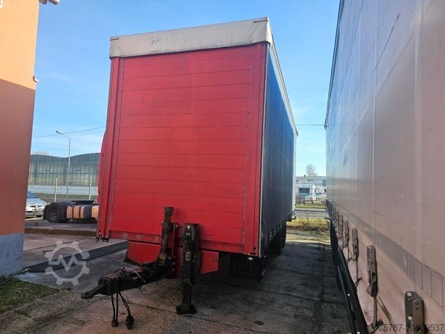 Camión plataforma con toldo SCANIA G410 Volumen, Edscha, Hubdach+Tandemhänger