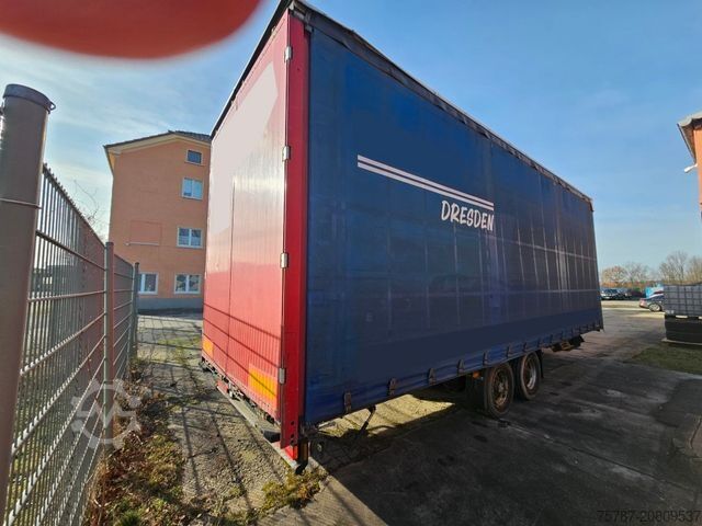 Ladbil med presenning SCANIA G410 Volumen, Edscha, Hubdach+Tandemhänger