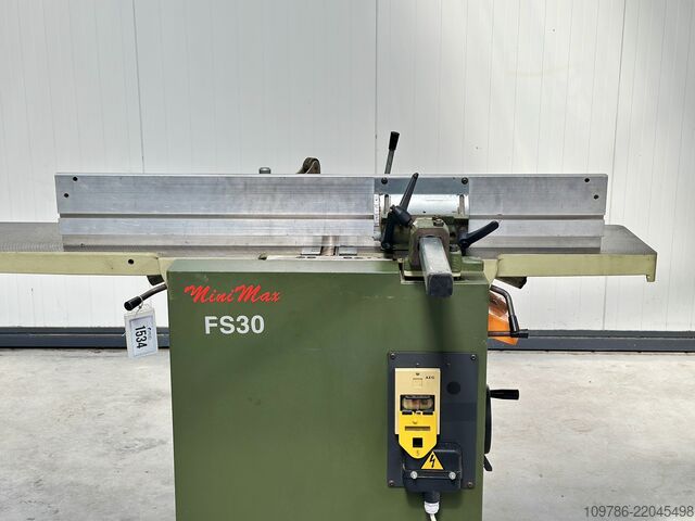 Vlak- en vandiktebank, SCM schaafmachine SCM seria MiniMax FS 30
