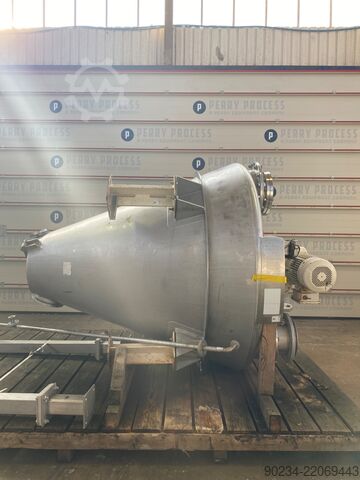 Gebruikte Hosokawa type kegelvormige menger Hosokawa Type 750 Litre