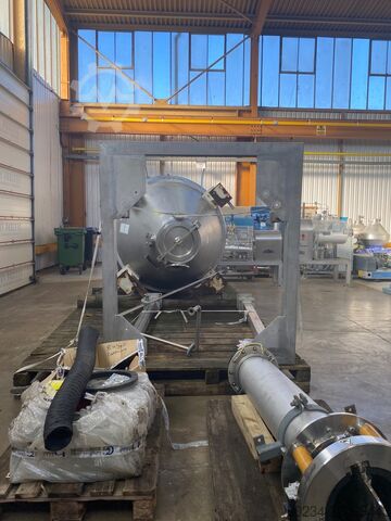 Gebruikte Hosokawa type kegelvormige menger Hosokawa Type 750 Litre
