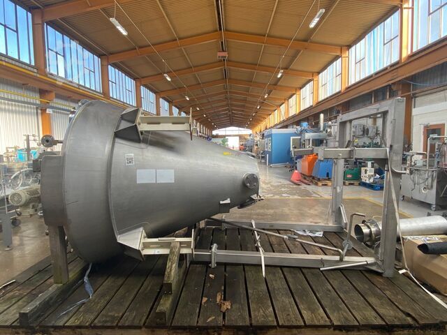 Gebruikte Hosokawa type kegelvormige menger Hosokawa Type 750 Litre