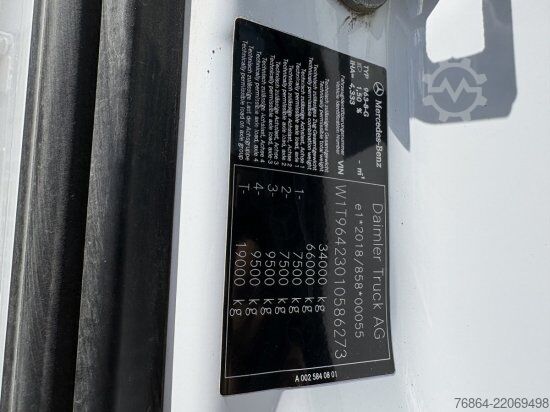 Trójstronna wywrotka MERCEDES-BENZ AROCS 3445 3 SEITENKIPPER BORDMATIK