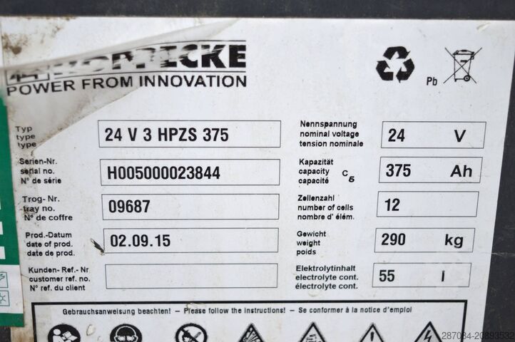 Handmatige palletwagen BT LPE 240