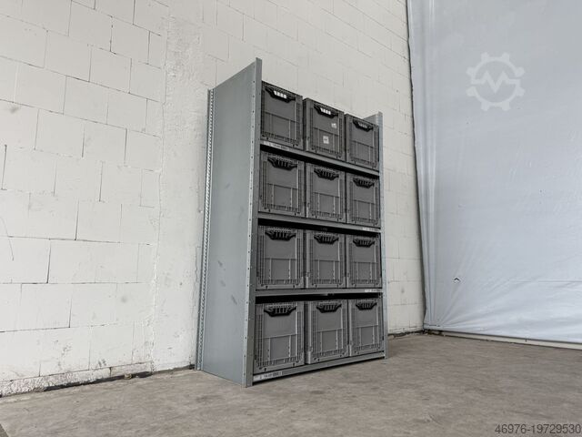 2.000 x 610 mm / 4 niveauer / 1,34 lbm. Dexion HI280 Kistenregal Kistenregale Fachbodenregal