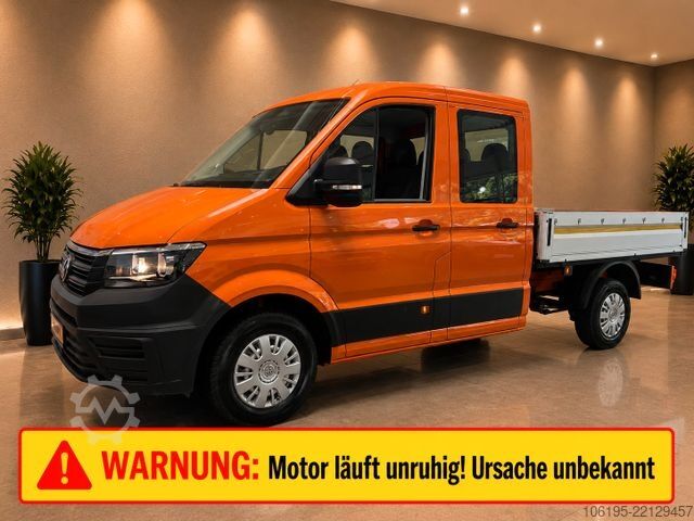 Φορτηγό pick-up VOLKSWAGEN Crafter DoKa Pritsche*Motor läuft Unrund*